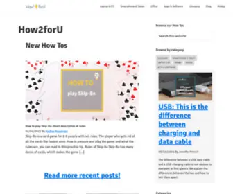 How2Foru.com(HowToForU) Screenshot