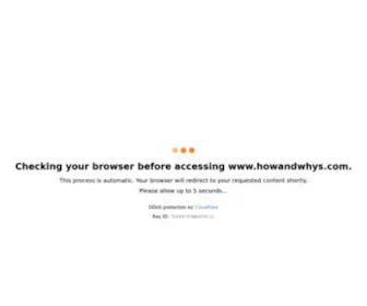 Howandwhys.com(How and Why's) Screenshot