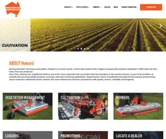 Howard-Australia.com.au(Howard Cultivation and Loaders) Screenshot