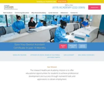 Howardacademy.com(Howard Healthcare Academy’s Dental Assistant School) Screenshot