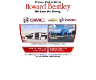 Howardbentley.com(Howard Bentley Automotive Group Buick GMC) Screenshot