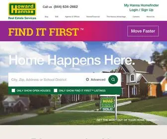 Howardhanna.com(Real Estate and Homes for Sale) Screenshot