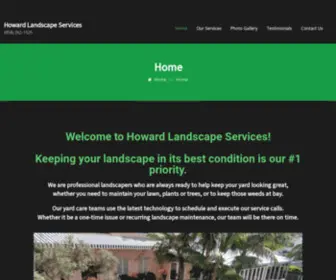 Howardlandscapeservices.com(Howard Landscape Services) Screenshot