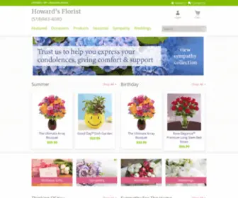 Howardsflorist.net(Howard's Florist) Screenshot