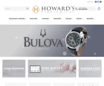 Howardsjewelrymi.com(Jewelry Store in Sterling Heights) Screenshot