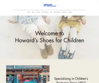 Howardsshoesforchildren.com(Howard’s Shoes For Children) Screenshot