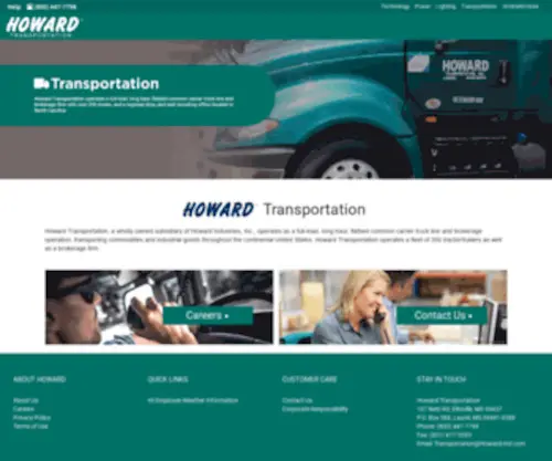 Howardtransportation.com(Howardtransportation) Screenshot