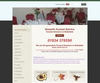 Howarthfunerals.co.uk(Funeral Directors in Wakefield) Screenshot