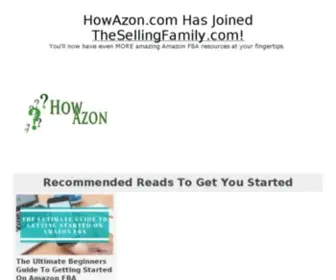 Howazon.com(How To Start Selling On Amazon FBA) Screenshot