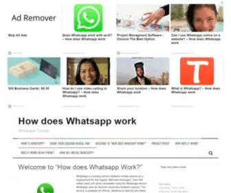 Howdoesappingwork.com(Whatsapp Tutorial) Screenshot