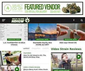 Howdoigetweed.com(How Do I Get Weed In DC) Screenshot