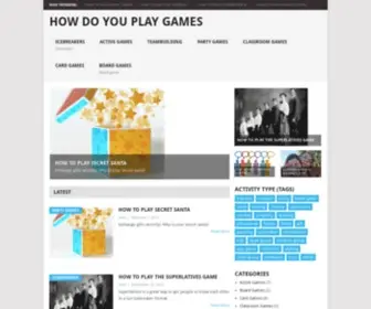 Howdoyouplay.net(How Do You Play Games) Screenshot