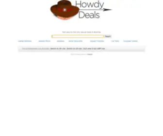 Howdydeals.com(Shop online) Screenshot