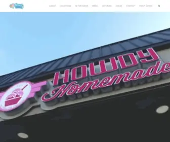 Howdyhomemade.com(Howdy Homemade Ice Cream) Screenshot