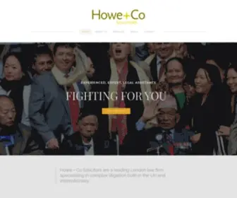 Howe.co.uk(About Us) Screenshot