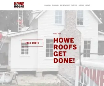 Howecontracting.com(Roofing Contractors Atlanta Macon Charleston Charlotte Columbia Raleigh Savannah & Surrounding Areas) Screenshot