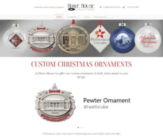 Howehouse.com(Custom Christmas Ornaments) Screenshot