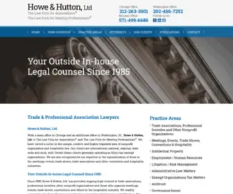 Howehutton.com(Trade & Professional Association Attorney) Screenshot