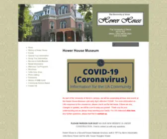 Howerhouse.org(Hower House Museum) Screenshot