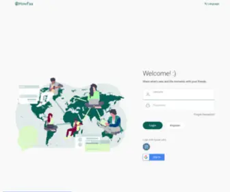 Howfaa.com(Connecting Your Social Treasures) Screenshot