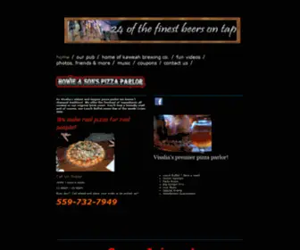 Howieandsonspizzaparlor.com(Howie & Son's Pizza Parlor) Screenshot