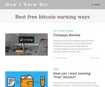 Howiearnbtc.com(How I Earn Btc) Screenshot