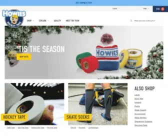 Howieshockeytape.com(Howies Hockey Tape) Screenshot