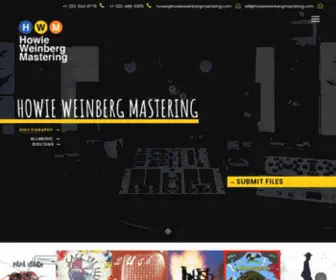 Howieweinbergmastering.com(Howie Weinberg Mastering) Screenshot