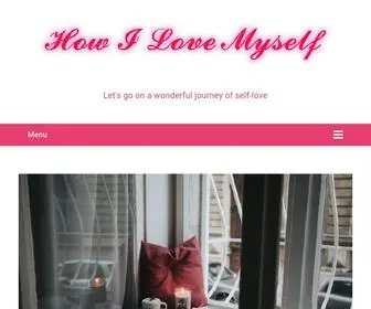 Howilovemyself.com(How I Love Myself) Screenshot