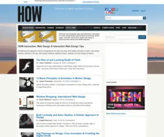 Howinteractivedesign.com(HOW Interactive Design) Screenshot