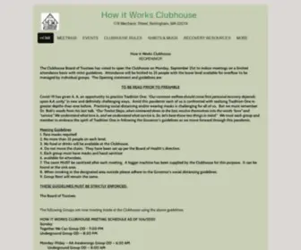 Howitworksbellingham.com(The How it Works Clubhouse) Screenshot