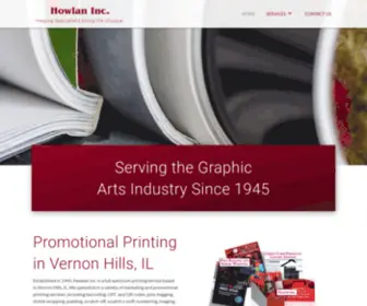 Howlan.com(Promotional Printing in Vernon Hills) Screenshot