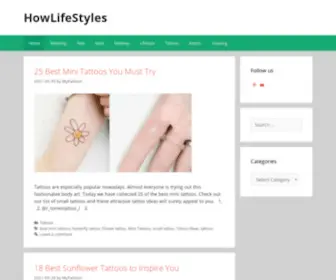 Howlifestyles.com(Tattoos Drawing and more fashion inspiration) Screenshot