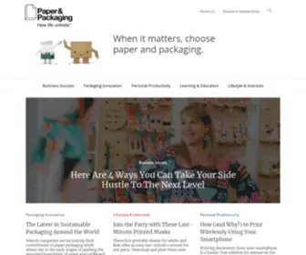 Howlifeunfolds.com(Paper & Packaging) Screenshot
