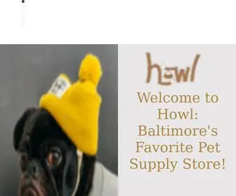 Howlinhampden.com(Pet supply shop) Screenshot