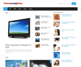 Howlongdoes.com(How Long Does) Screenshot