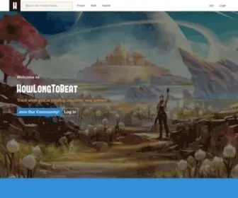 Howlongtobeat.com(Game Lengths) Screenshot