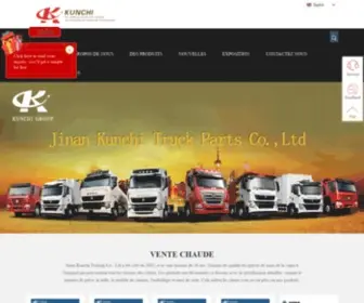 HowokcParts.com(Jinan Kunchi Truck Parts Co) Screenshot