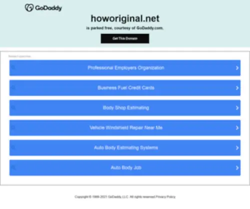 Howoriginal.net(How Original) Screenshot