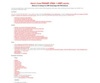Howpwampworks.com(How PWAMP (PWA) Screenshot