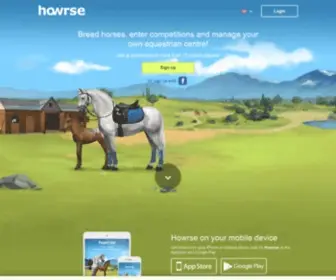 Howrse.co.uk(Breed horses and manage an equestrian center on Howrse) Screenshot