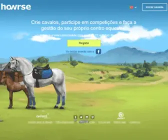 Howrse.com.pt(Crie cavalos e fa) Screenshot