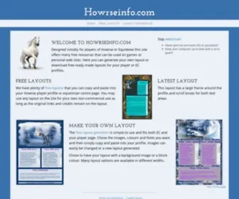 Howrseinfo.com(howrseinfo) Screenshot