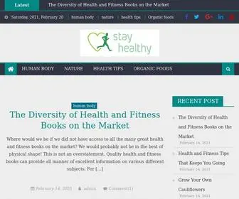 Howstayhealthy.com(How to Stay Healthy) Screenshot