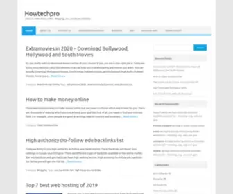 Howtechpro.com(Learn to make money online) Screenshot