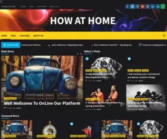 Howtoathome.com(HOW AT HOME) Screenshot