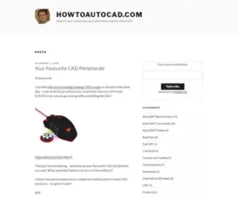 Howtoautocad.com(How to use) Screenshot