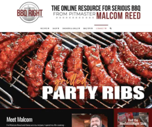 HowtobbQright.com(HowToBBQRight-Barbecue Recipes) Screenshot