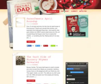 Howtobeadad.com(The entertainment website for parents) Screenshot