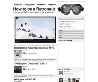 Howtobearetronaut.com(How to be a Retronaut) Screenshot